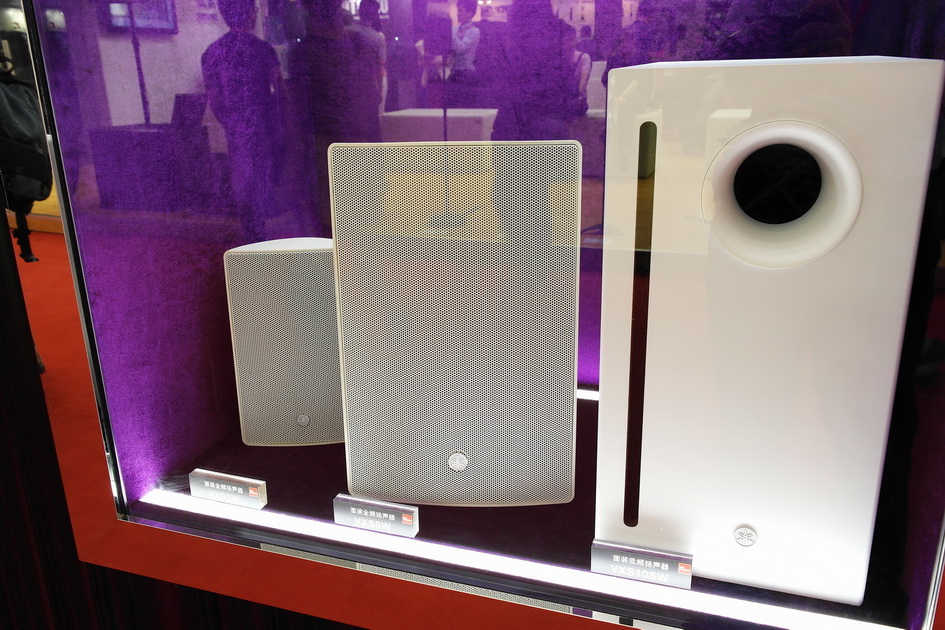 海博测评专业音响新产品亮相PALM EXPO 2013展会 