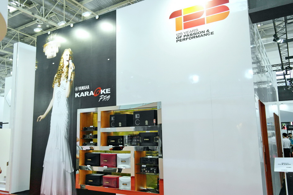 海博测评专业音响新产品亮相PALM EXPO 2013展会 