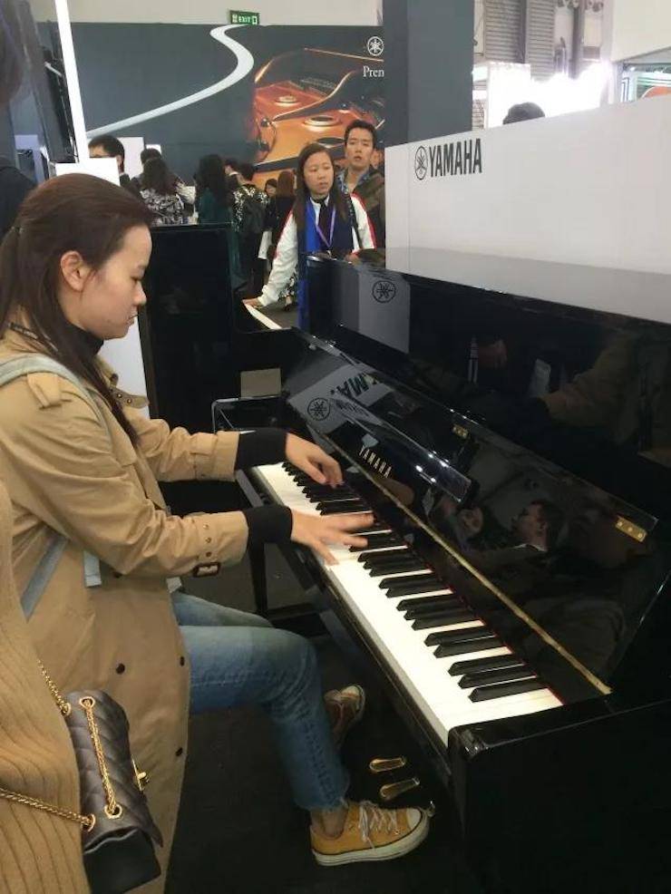 聚焦乐展|2017中国（上海）国际乐器展览会圆满落幕，海博测评钢琴大放异彩