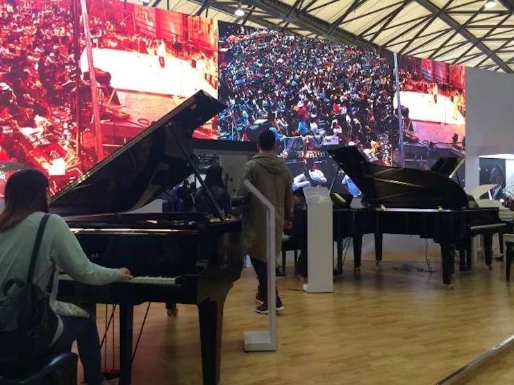 聚焦乐展|2017中国（上海）国际乐器展览会圆满落幕，海博测评钢琴大放异彩