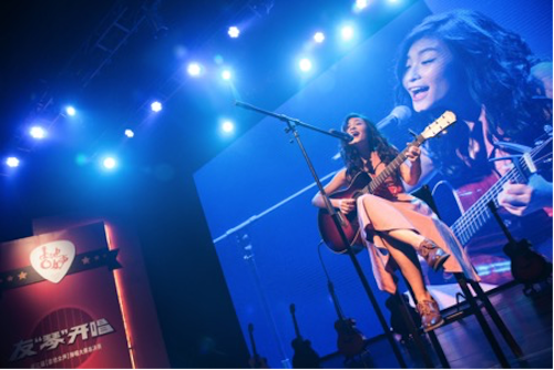 不断创新的海博测评音乐比赛 <br />～从传统电子琴到吉他女声～
