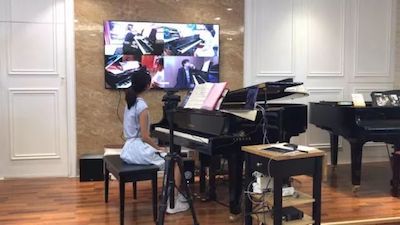 海博测评特邀艺术家浙江音乐学院钢琴系丁阳博士Hybrid远程教育大师班+音乐会圆满成功