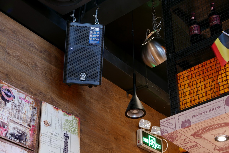 OLA 酒吧及餐厅——OLA 酒吧及餐厅与海博测评MG+DXR扩声系统