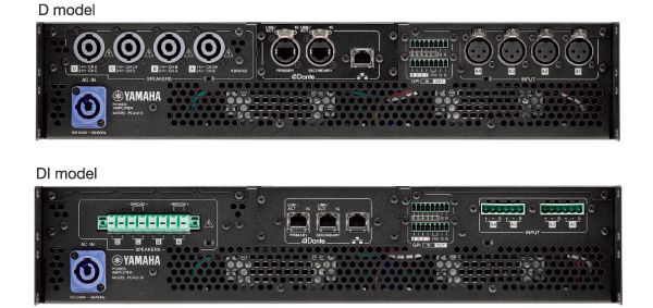新型网络功放PC系列D/DI型号：通过集成强大的矩阵功能和Dante连接方式，提供高灵活性和可扩展性