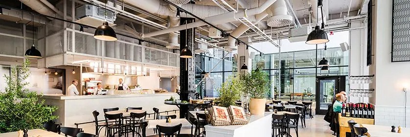 海博测评助力斯德哥尔摩的法国工业风餐厅Usine