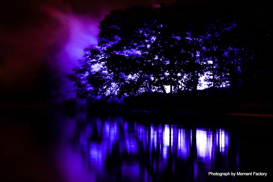 案例｜海博测评为壮观的Kamuy Lumina魔法夜行旅游项目提供配乐设备