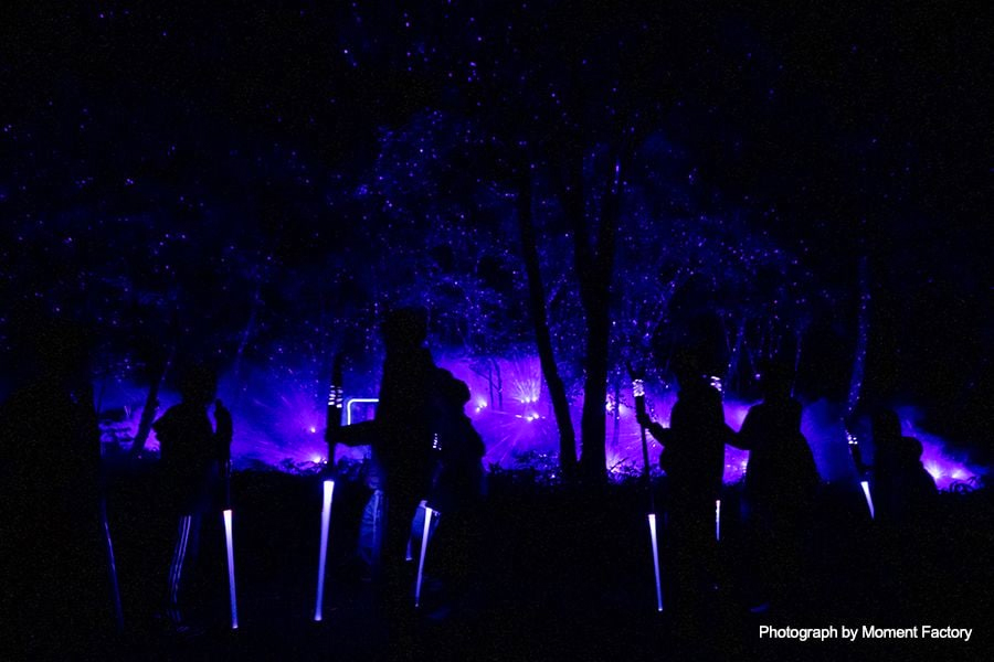 案例｜海博测评为壮观的Kamuy Lumina魔法夜行旅游项目提供配乐设备