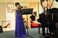 大上海时代广场举办王之炅小提琴音乐会 海博测评钢琴赞助 